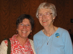 Laura Nagel and Shirley Ranck